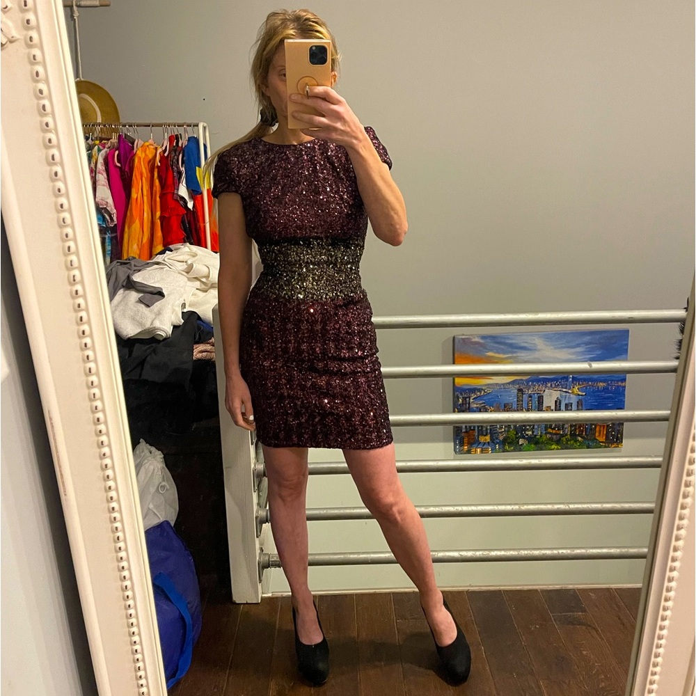 Dress the Population Sequin Mini Dress